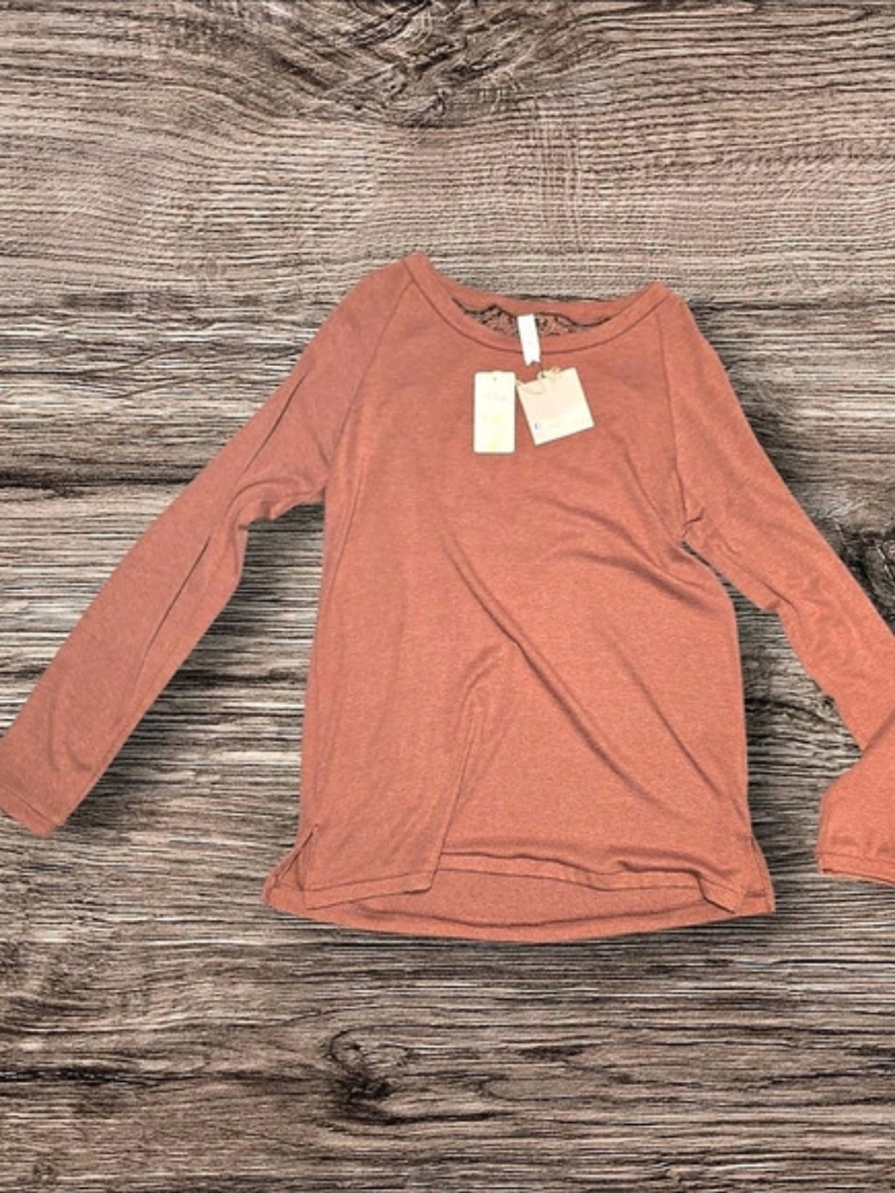 Long Sleeve Embellished Top